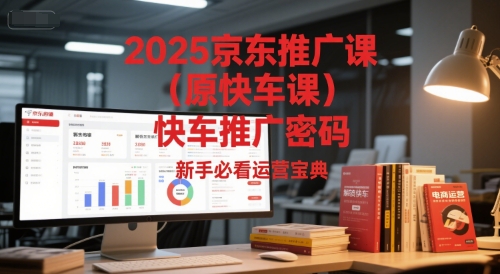 2025京东推广课(原快车课)解锁京东快车推广密码，新手必看运营宝典-小白网创