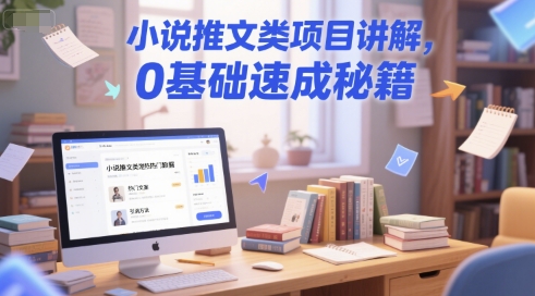 小说推文类项目讲解，0 基础速成秘籍-小白网创