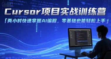 Cursor项目实战训练营，两小时快速掌握AI编程，零基础也能轻松上手-小白网创